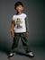 Long-sleeved T-shirt for boys ecru 