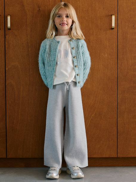 Long-sleeved T-shirt for girls ecru 
