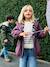 Hooded Parka with Faux Fur Lining for Girls black+camel+dark green+dusky pink+navy blue+plum 