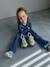 Technical long-sleeved T-shirt for girls medium blue 