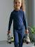 Technical long-sleeved T-shirt for girls medium blue 