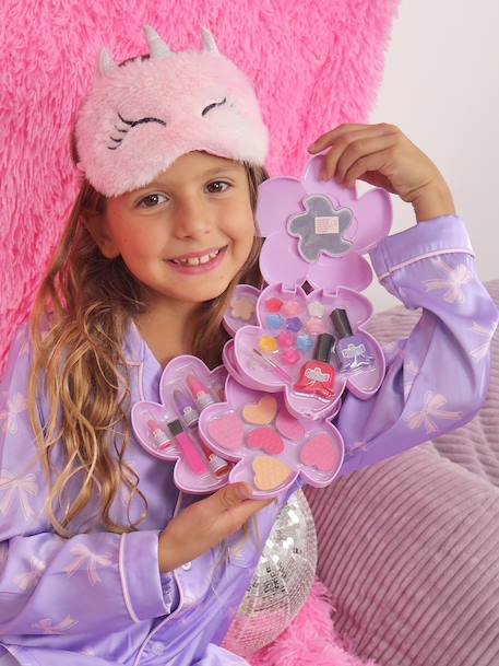 Gloways flower 4-tier make-up gift set rose 