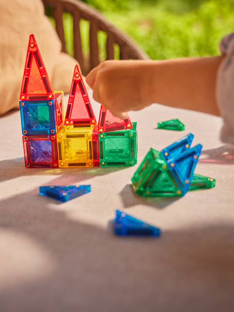 Cleverclixx Mini magnetic tiles 28 pieces multicoloured 