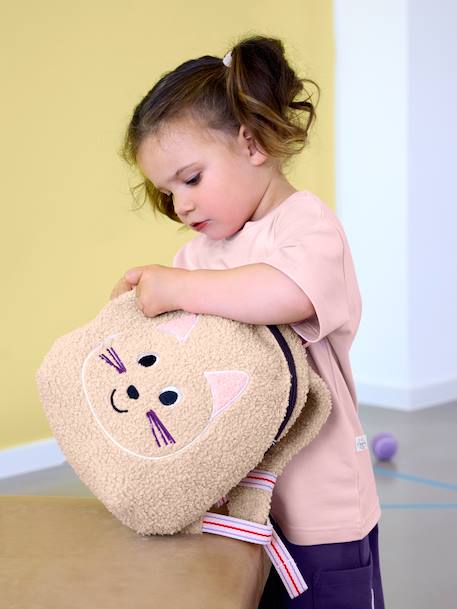 Tiny Team backpack LÄSSIG brown+rose 