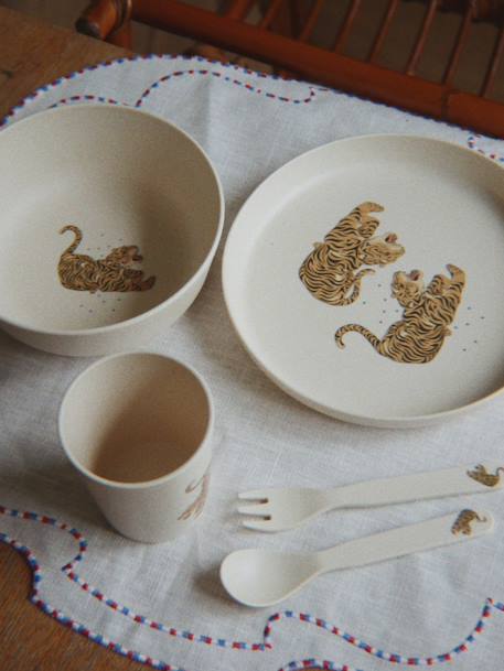 Dinner set KONGES beige+rose 