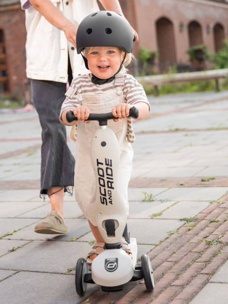 Push and go evolving scooter beige+blue 