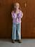 Wide-leg jeans for girls bleached denim 