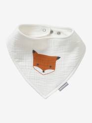 Nursery-Mealtime-3 Bandana-Style Bibs in Cotton Gauze