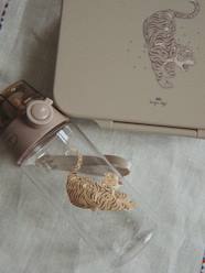 -Clear click-button water bottle KONGES SLOJD