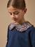 Sweatshirt with Claudine collar navy blue 