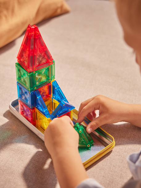 Cleverclixx Mini magnetic tiles 28 pieces multicoloured 