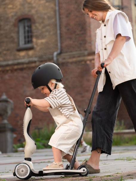 Push and go evolving scooter beige+blue 