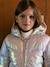 Warm puffer jacket for girls pale pink 