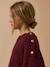 Pearl knit jumper by CYRILLUS bordeaux red 