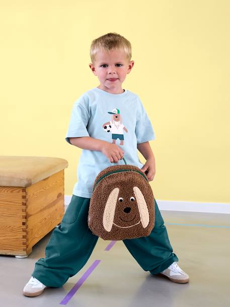 Tiny Team backpack LÄSSIG brown+rose 