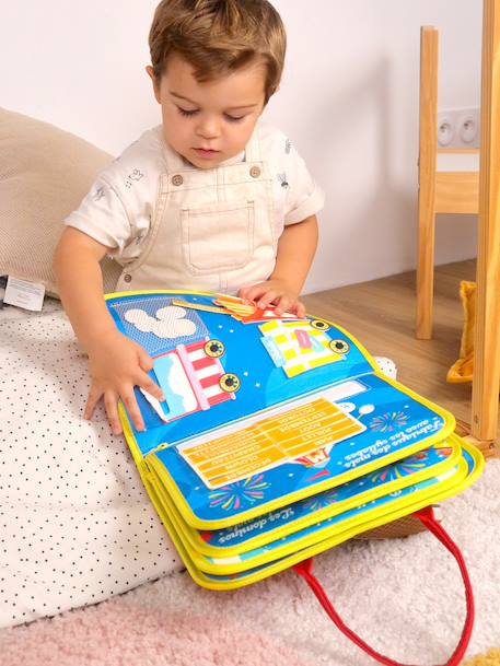 Montessori pouch with 7 activities  by J.A.D.E red 