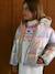 Warm puffer jacket for girls pale pink 
