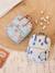 Square backpack for kids LASSIG blue+rose 