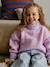 Loose-fit jumper for girls violet 