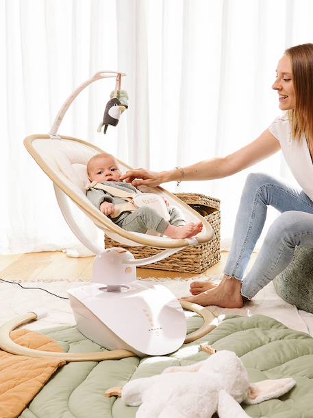 Swoon Hoop baby swing by BABYMOOV beige 