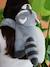 Weighted raccoon soft toy by Podcool grey 