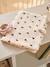 Medical Records Cover in Cotton Gauze cappuccino+printed beige+twine 