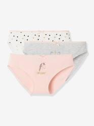 Pack of 3 Cats & Unicorns Briefs, for Girls
