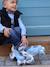 Quad roller skates for beginners by GLOBBER blue+rose 