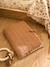 Medical Records Cover in Cotton Gauze cappuccino+printed beige+twine 