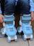 Quad roller skates for beginners by GLOBBER blue+rose 