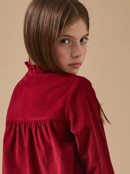 Long-sleeved shirt by CYRILLUS red 