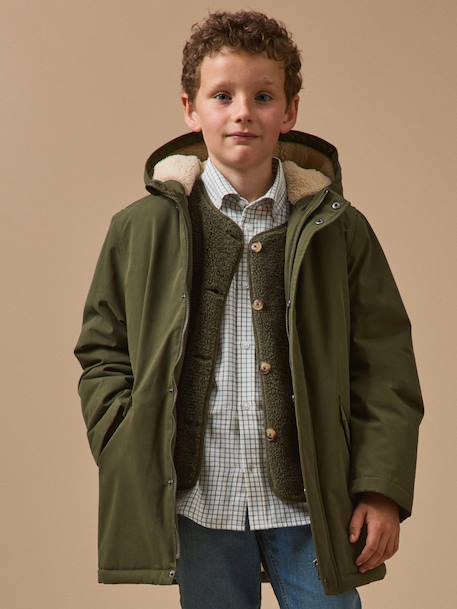 CYRILLUS Sherpa parka by CYRILLUS khaki 
