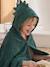 Hooded cotton towel English green 
