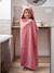 Cotton hooded towel raspberry pink 