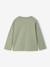 Long-sleeved T-shirt for boys sage green+white 