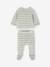 Pack of 2 newborn long-sleeved pyjamas sage green 