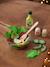 FSC 100% wooden salad set with spinner ecru 