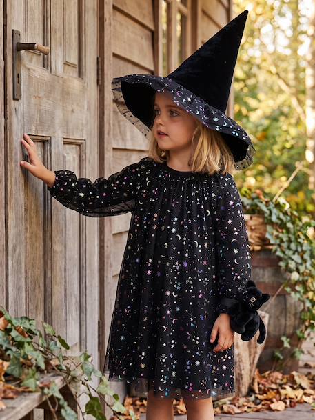 Halloween witch costume black 