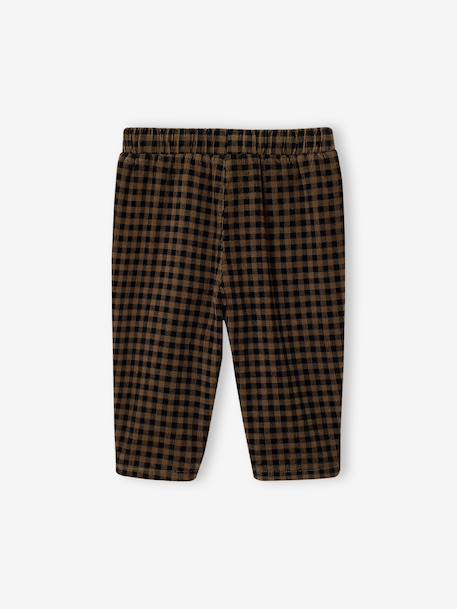 Corduroy trousers for baby boys anthracite 