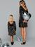 Sequin dress for girls chocolate 
