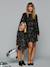 Sequin dress for girls chocolate 
