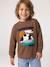 Long-sleeved T-shirt for boys hazel+navy blue 