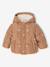 Hooded puffer jacket for baby girls hazel+night blue 