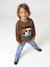 Long-sleeved T-shirt for boys hazel+navy blue 
