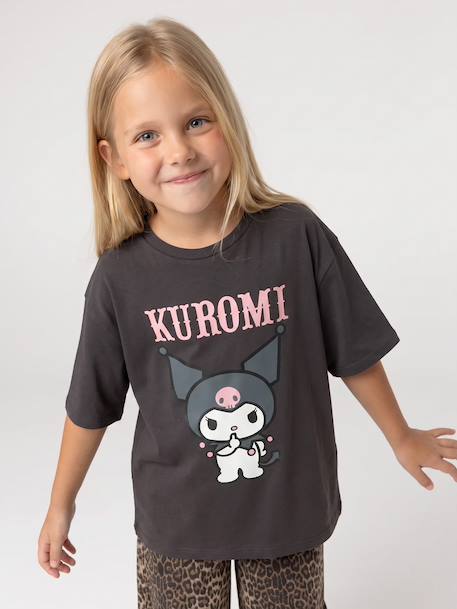 T-shirt for girls by KUROMI anthracite 