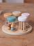 Set of 5 Musical Rattles in FSC® Wood rose+wood 