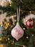 Pack of 10 Christmas tree baubles multicoloured 