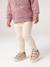 Trainers with leather velcro straps for babies gold+rosy+white 
