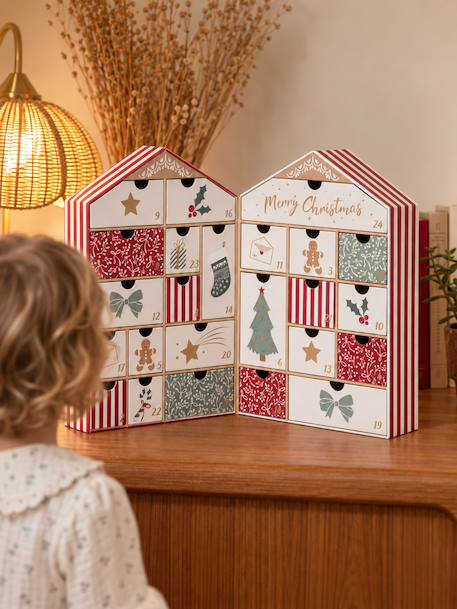 Cardboard House Advent Calendar cinnamon 