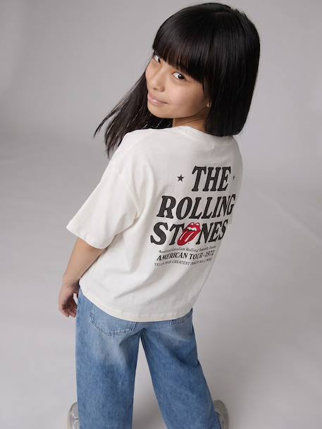 ROLLING STONES T-shirt for girls ecru 